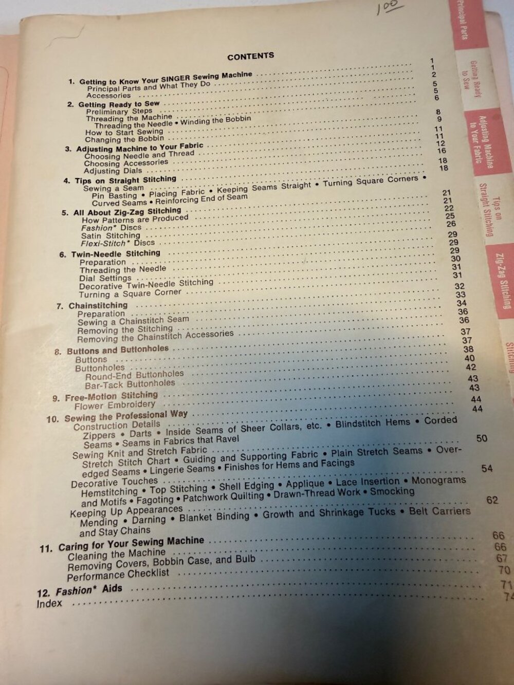 Singer Touch & Sew Manual - Picture 4 of 4